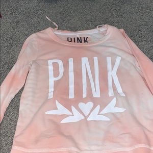 Light pink VS pink sweatshirt